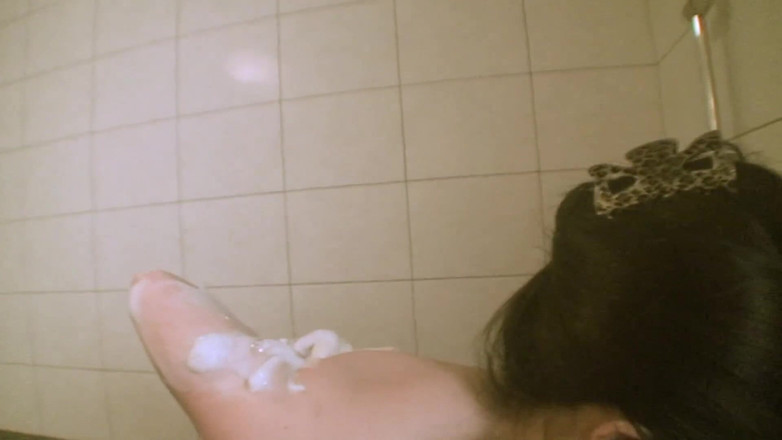 Asian Mature Climax: Bathroom fuck with cute asian brunette