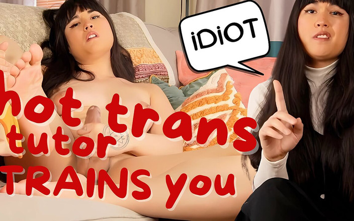 Melissa Masters: Fată transsexuală sexy tutore te antrenează