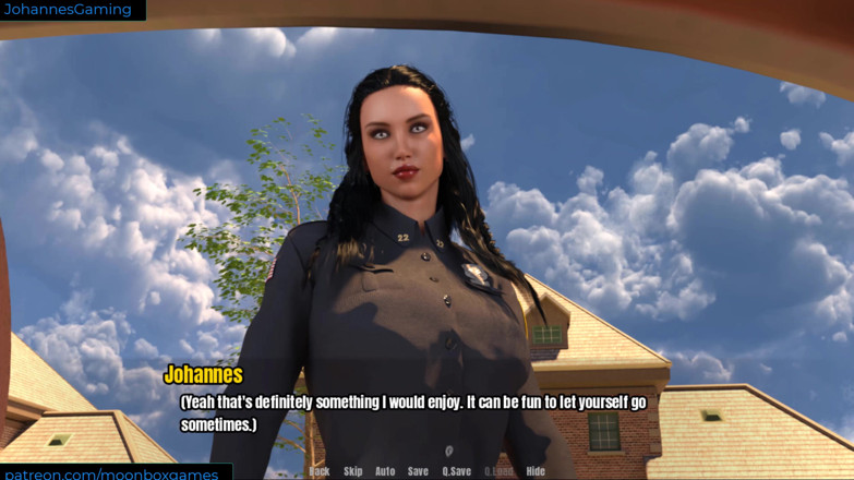 Johannes Gaming: おばあちゃんの家 - アイブは家のエージェントのお尻を食べて、彼女を犯した