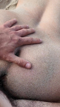 An Impudent Stranger Fucked a Hairy MILF Nudist