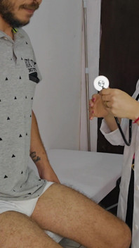 Patient Cannot Control Erection Upon Seeing the Nurse