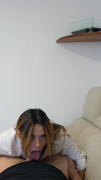 Masseuse Dominates Her Client in POV, Massage, Blowjob and Immediately After Jumps on Top of His Cock