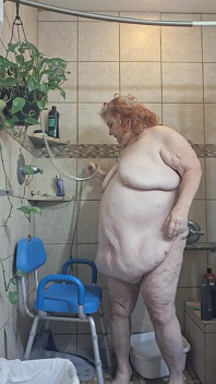 Big Beauty Nurse Vicki Is All Sweaty and Has to Go Pee!