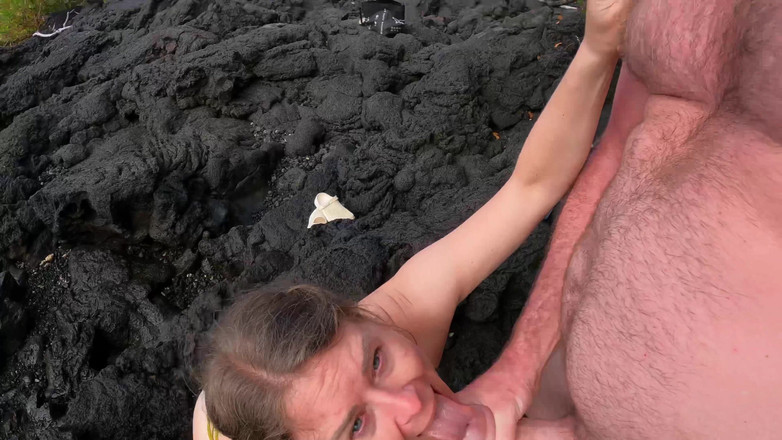 Jade Kink: Szorstki amator na zewnątrz sex oralny i twarzy