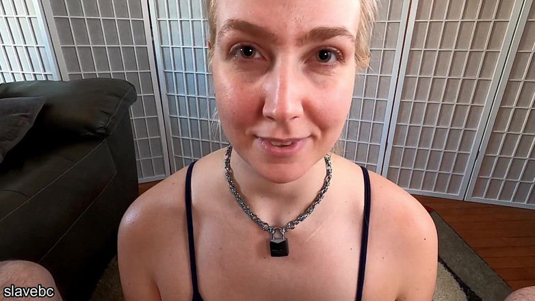 slavebc: Naprogramováno na být mrdkou děvkou - hluboké kouření, oční kontakt, sperma...