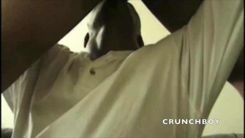 Crunch Boy: Muscle ebony fucked by straight ebony boy