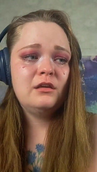 Zeer lelijk en wanhopig snikkend na een lange dag