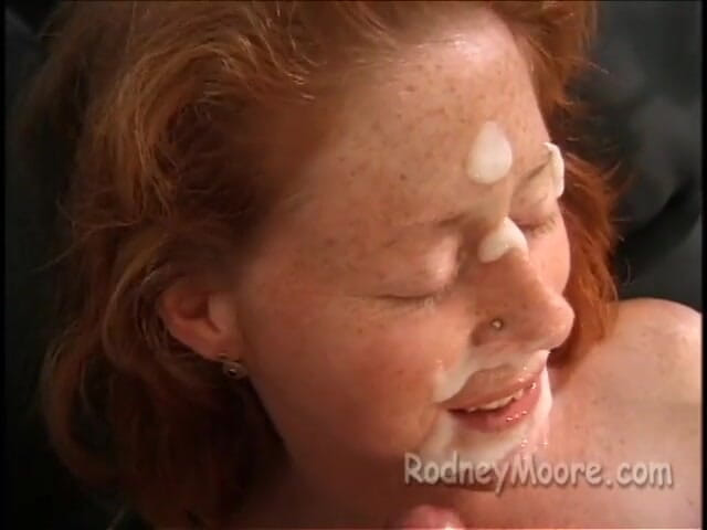 Horny Hairy Girls: Vintage red head milf gets spanked and fucked