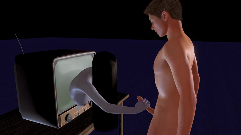 PixelAftDark: Sadako हैण्डजॉब (the रिंग - हैलोवीन एनीमेशन)