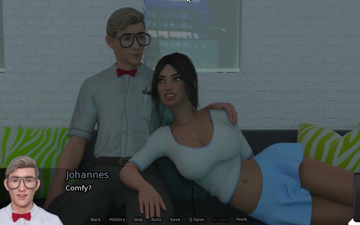 Johannes Gaming: Sexbot Recalibrated 4 Having Amazing Movie Night with Bailey.