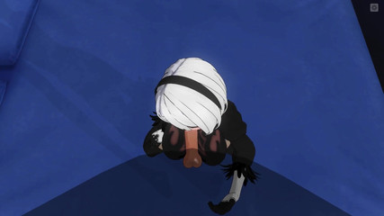 H3DC: 3d хентай, відео від першої особи, пристрасний мінет від гарячої 2b