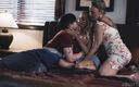 Adult Time: Adult Time - une adolescente chanceuse fait un trio avec sa...