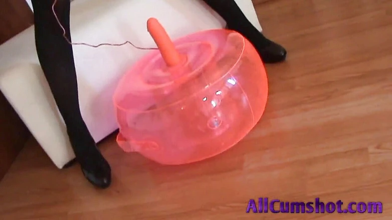 All Cumshot: Fucking her new toy