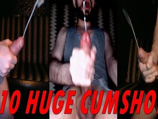 Alex Metallov: Cumshot Compilation. Huge Massive Intense Cumshots. Hot Moans