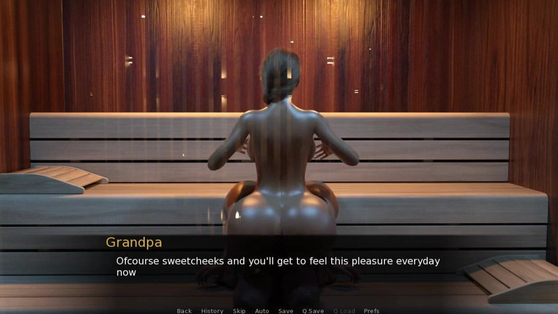 XXX Games Bunk: Grandpas Visit -g'sv - Gameplay - Roleplay - Sauna - Threesome