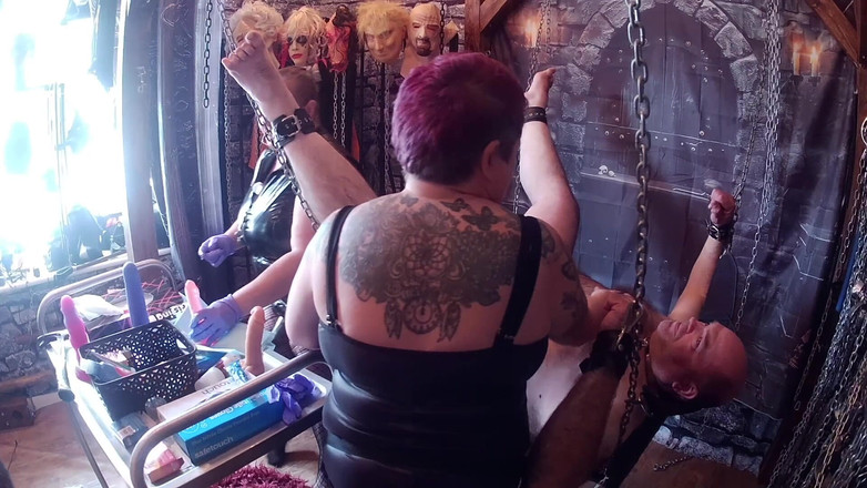 Aaexperiencesltd: Część 1: Domina Satana &amp; Lanista Bear Nauczanie Ustalanie wideo z Izars