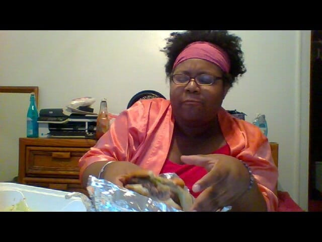 Sweety Racine: Cheeseburger Chompin' Chick