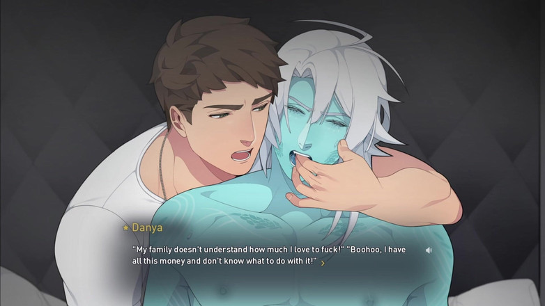 Femboy Asura: Danya Giving a Volunteer Handjob to Brahve