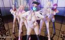 3D-Hentai Games: [MMD] Badkiz - Come Closer Sexy Striptease Ahri Akali Seraphine Kaisa...