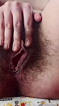 Extremely Hairy Dirty Wet Pussy Giving Juice, Dirty Asshole