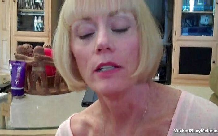 Wicked Sexy Melanie: Doggystyled mature is draining hard wang in POV