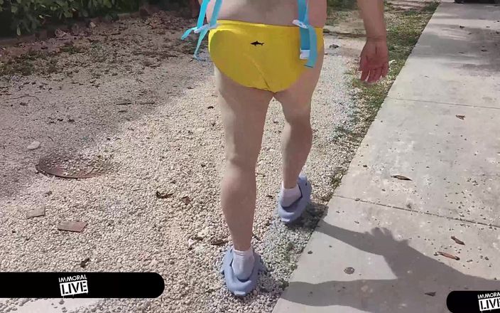 Immoral Live: Crazy Cowboy's Memorial Day Trio w petite princess laya rae &amp;riley...
