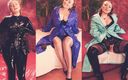 Arya Grander: Hot MILF in Latex Catsuit, Sexy Stockings and Fetish Pvc!...