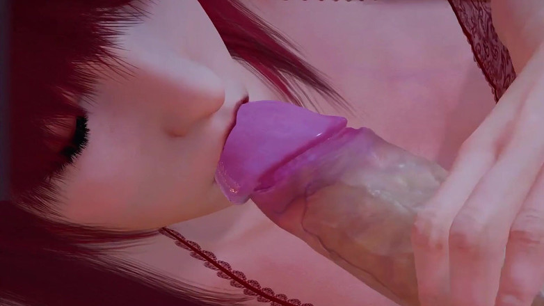 Wraith ward: Un succubus rossa fa un pompino cattivo