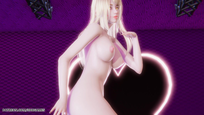 3D-Hentai Games: [mmd] Hellovenus - Stickysticky Ahri Sexy Striptease Dance League of Legends...