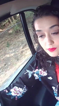 Turkish Born Teen Jasmin Babe on the Way to Her Next Gangbang Party