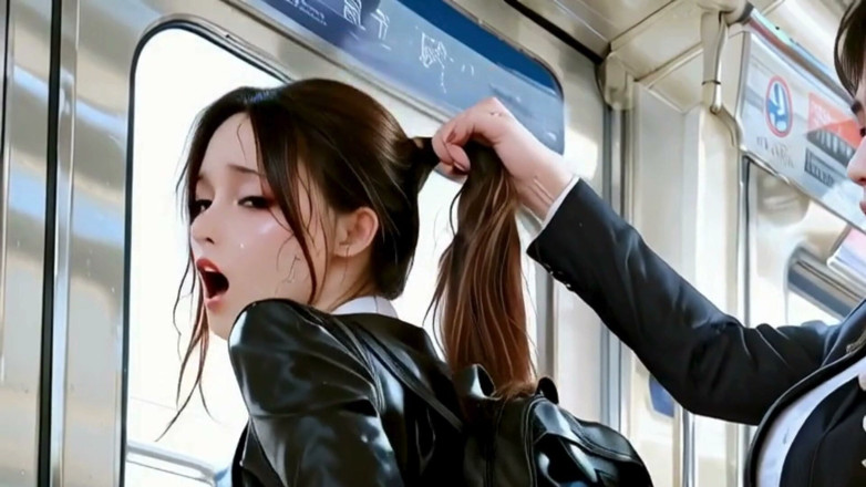 Real story futanari JOI: Anal Publik Banci Trans Asia Hentai di kereta bawah tanah...