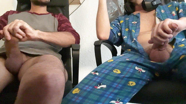 Nenesgaymers: ポルノを見てカミング