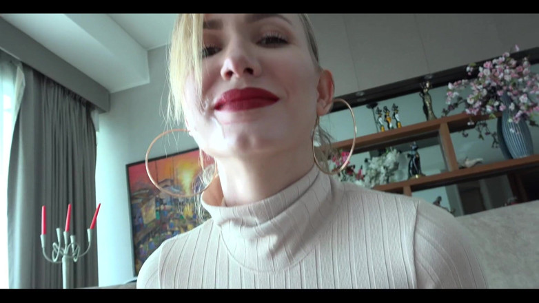 Angel The Dreamgirl: Blowjob on Sofa