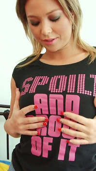 Young British Beauty with Perky Tits Natalia Forrest Enjoys Rubbing Her Twat with Sex Toy