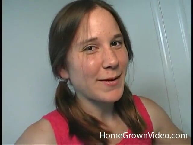 Homegrown Video: Alexia creampied in her hairy pussy