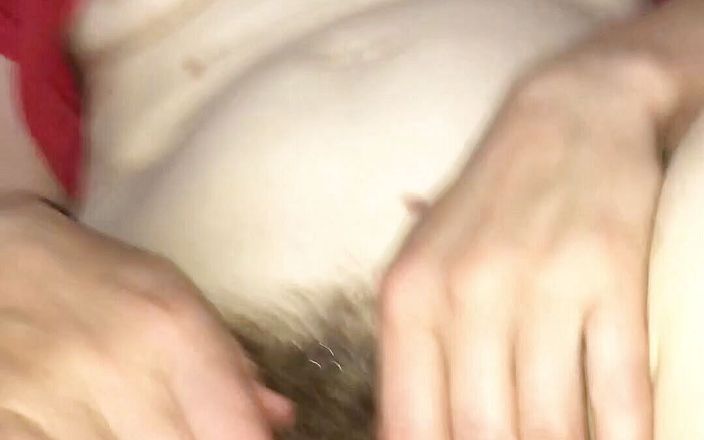 Slutwife Claire: Dirty hairy slut with sperm on her face and pussy
