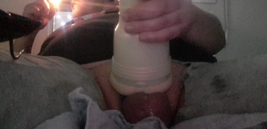 Jimmy X: Yarağımı fleshlight'ımla sikiyorum
