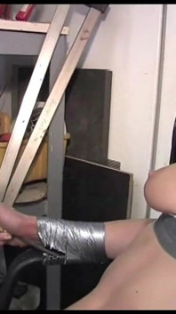 Girl Tied to a Chair