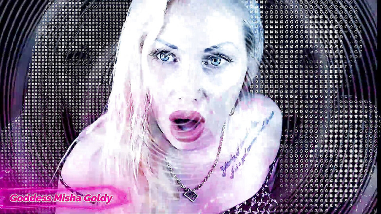 Goddess Misha Goldy: 나는 당신의 두뇌를 차단하고 당신이 내 일을 만들 것입니다!