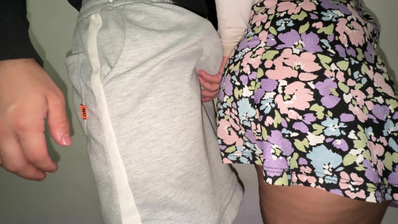 CoupleOfHotSins: A Stranger Touches a Stranger's Skirt with His Dick and...