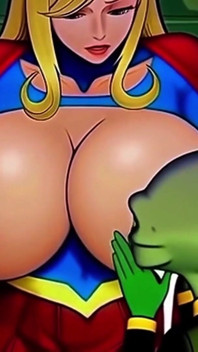 Supergirl Gets Probed and Licked During a Space Adventure