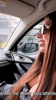 Cuckold Wife Fucks Her BBC Driver in Husband's Car - Brandon Cruz & Verito Aguas