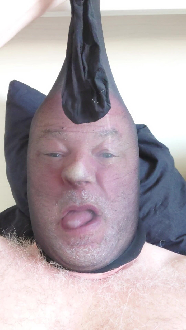 NylonFace: Carmen Nylonjunge Makes Grims in Nylon Mask