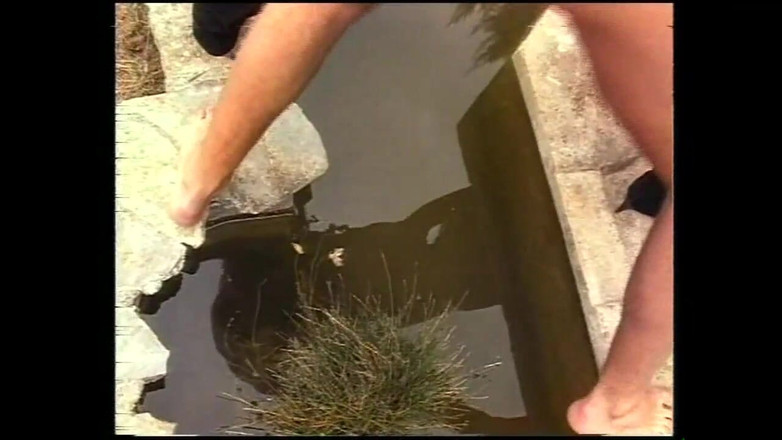 Vintage megastore: Vintage Ao ar livre grupo sexo em máscara para duas...