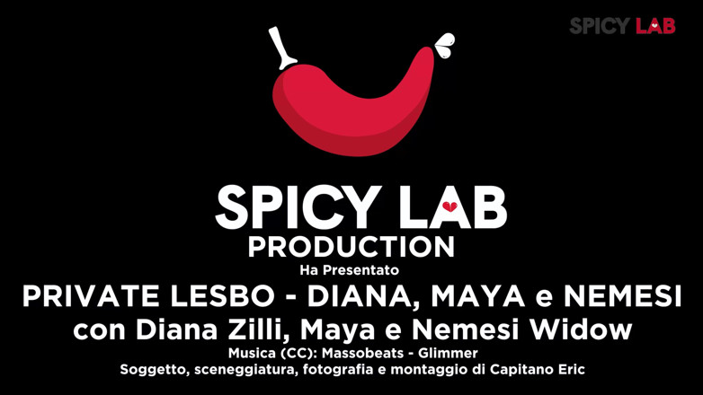 Spicy Lab Production: Tres zorras con medias de rejilla se rompen