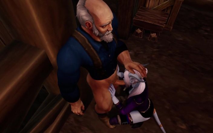 Wraith ward: Draenei Girl Gives an Old Man a Deep Blowjob | Warcraft...