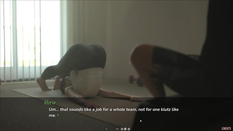 Future Money Man: Japanese Stepmom Doing Yoga and Showing Her Boobs Cleavage