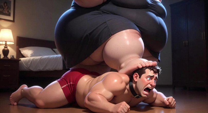 YOUR BEST FANTASY: Heavy BBW Steps on Loser's Face - Humiliation &amp; Trampling