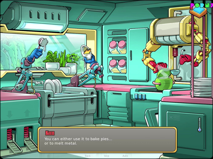 Porny Games: Space Rescue 0.7.5  - Two dick for only one babe