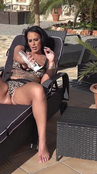 Exciting Masturbation with a German Slut with Big Tits and Tattooed Skin Enjoys with a Sex Toy Outdoors